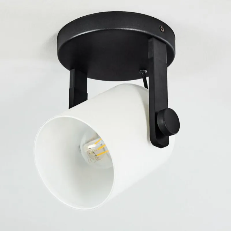 Lampes En Tissu-hofstein Plafonnier Gibraltar Noir, 1 lumière