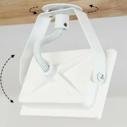 Luminaires Scandinaves-hofstein Plafonnier Giresta LED Blanc, 4 lumières