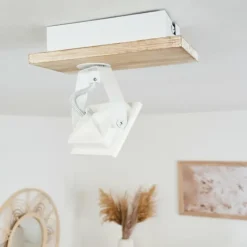 Luminaires Scandinaves-hofstein Plafonnier Giresta LED Écru, Blanc, 1 lumière