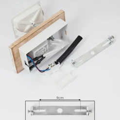 Luminaires Scandinaves-hofstein Plafonnier Giresta LED Écru, Blanc, 1 lumière