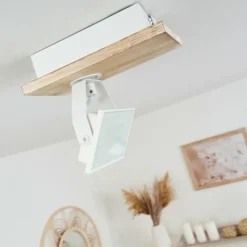 Luminaires Scandinaves-hofstein Plafonnier Giresta LED Écru, Blanc, 1 lumière