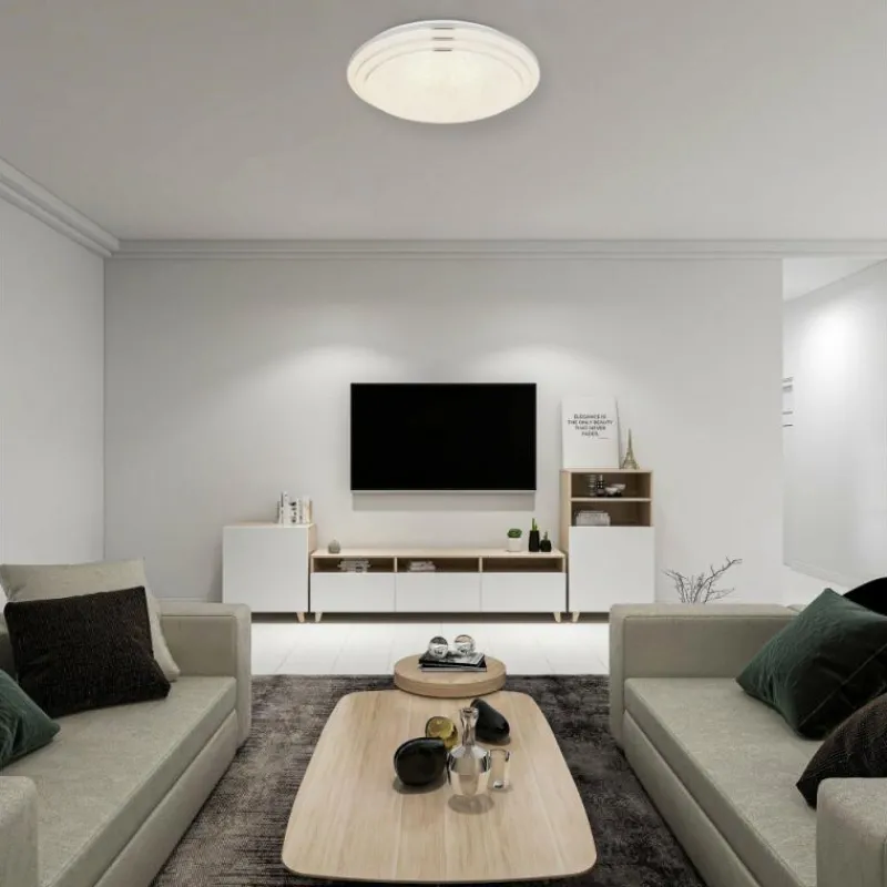 Luminaires Globo Lighting Plafonnier Globo ALEY LED Blanc, 1 lumière, Télécommandes* Éclairage Led