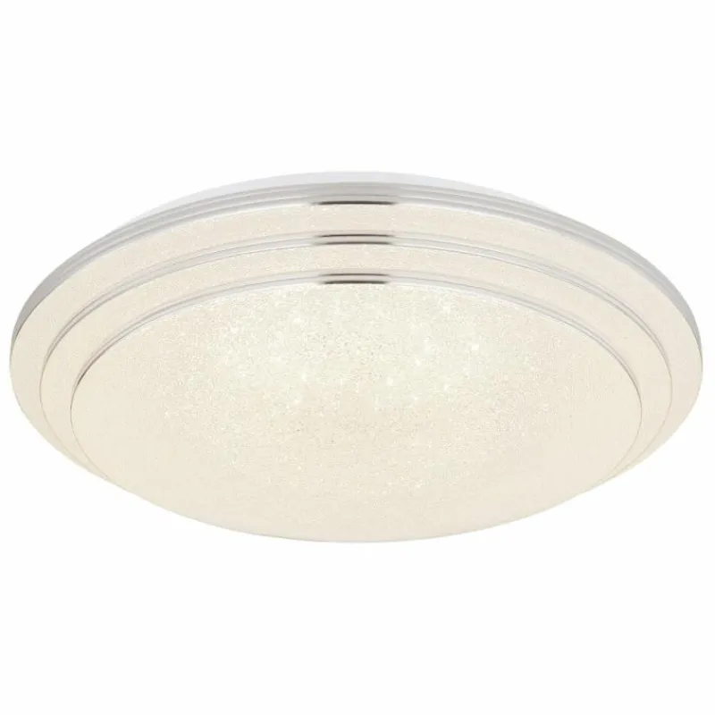 Luminaires Globo Lighting Plafonnier Globo ALEY LED Blanc, 1 lumière, Télécommandes* Éclairage Led