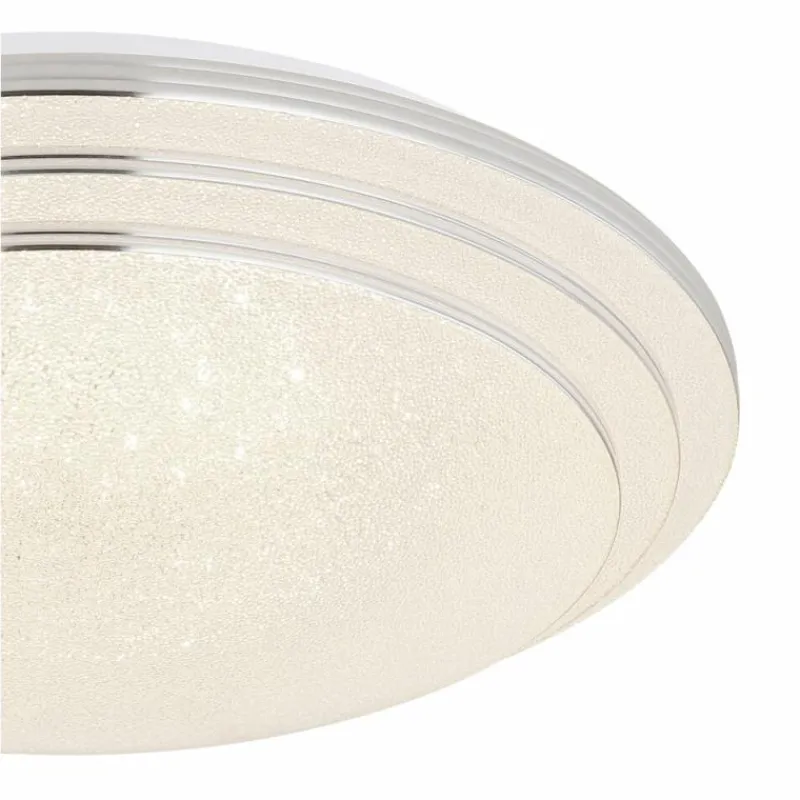 Luminaires Globo Lighting Plafonnier Globo ALEY LED Blanc, 1 lumière, Télécommandes* Éclairage Led