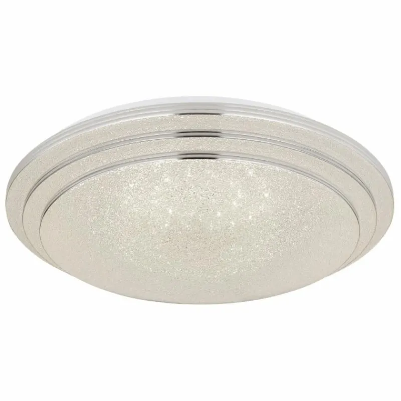 Luminaires Globo Lighting Plafonnier Globo ALEY LED Blanc, 1 lumière, Télécommandes* Éclairage Led