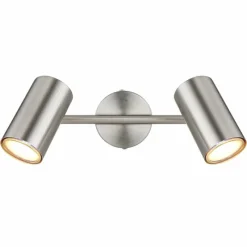 Luminaires Globo Lighting Plafonnier Globo ALLVI Nickel mat, 2 lumières* Spots Et Projecteurs