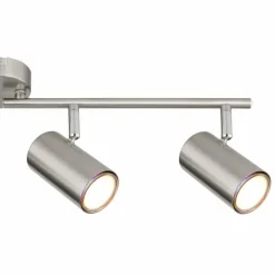 Luminaires Globo Lighting Plafonnier Globo ALLVI Nickel mat, 4 lumières* Spots Et Projecteurs