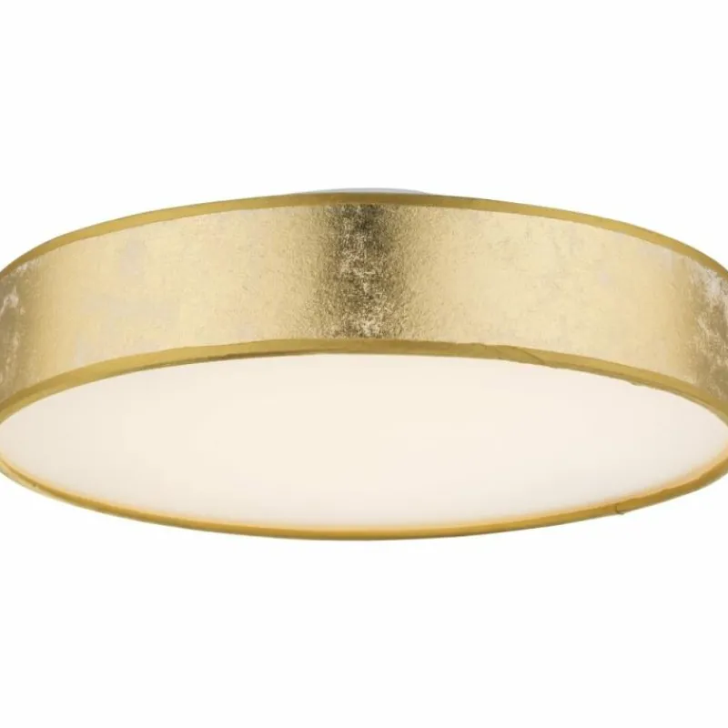 Lampes En Tissu-Luminaires Globo Lighting Plafonnier Globo Amy LED Blanc, 1 lumière