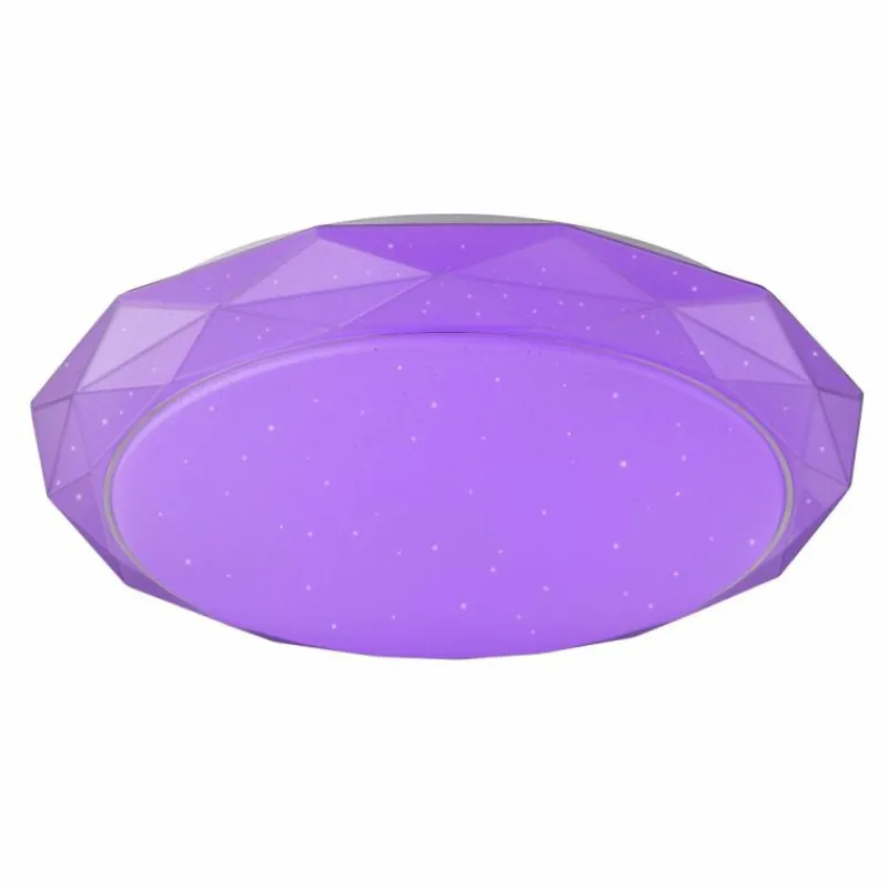 Luminaires Globo Lighting Plafonnier Globo Andi LED Blanc, 2 lumières, Télécommandes, Changeur de couleurs* Éclairage Led