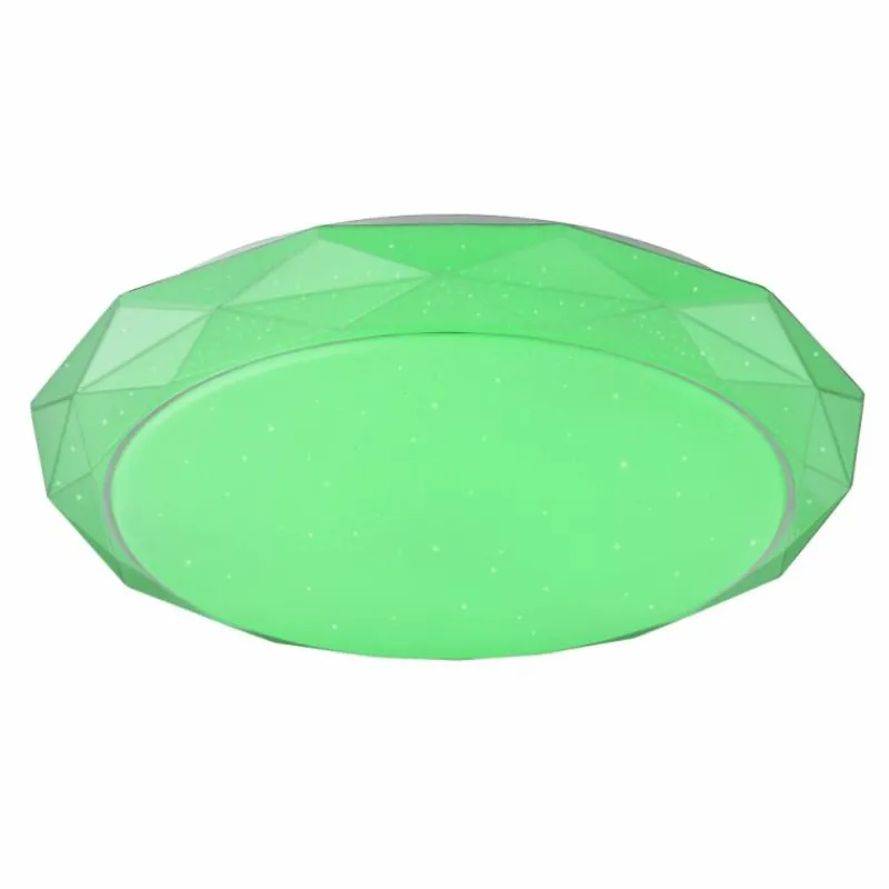 Luminaires Globo Lighting Plafonnier Globo Andi LED Blanc, 2 lumières, Télécommandes, Changeur de couleurs* Éclairage Led