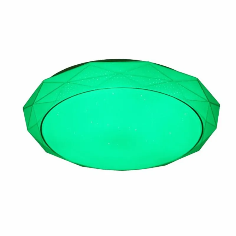 Luminaires Globo Lighting Plafonnier Globo Andi LED Blanc, 2 lumières, Télécommandes, Changeur de couleurs* Éclairage Led