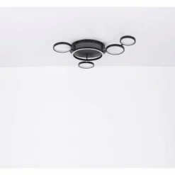 Luminaires Globo Lighting Plafonnier Globo ANTONIUS LED Noir, 1 lumière* Éclairage Led