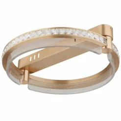 Lampes Dorées-Luminaires Globo Lighting Plafonnier Globo BLONDIE LED Or, 1 lumière, Télécommandes