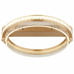 Lampes Dorées-Luminaires Globo Lighting Plafonnier Globo BLONDIE LED Or, 1 lumière, Télécommandes