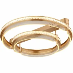 Lampes Dorées-Luminaires Globo Lighting Plafonnier Globo BLONDIE LED Or, 1 lumière, Télécommandes