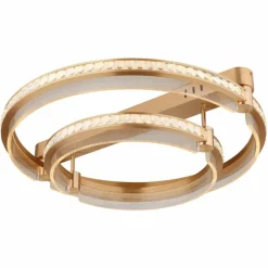 Lampes Dorées-Luminaires Globo Lighting Plafonnier Globo BLONDIE LED Or, 1 lumière, Télécommandes