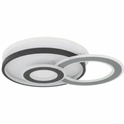 Luminaires Globo Lighting Plafonnier Globo BRIENNA LED Gris, Blanc, 1 lumière, Télécommandes