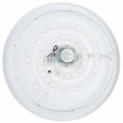 Luminaires Globo Lighting Plafonnier Globo BURRO LED Blanc, 1 lumière, Télécommandes, Changeur de couleurs* Éclairage Led