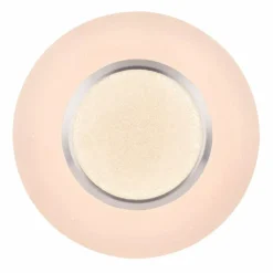 Luminaires Globo Lighting Plafonnier Globo CANDIDA LED Nickel mat, Blanc, 1 lumière, Télécommandes, Changeur de couleurs* Éclairage Led