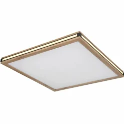 Lampes En Bois-Luminaires Globo Lighting Plafonnier Globo CARLA LED Noir, Blanc, 2 lumières