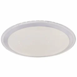 Luminaires Globo Lighting Plafonnier Globo CARRY LED Blanc, 1 lumière, Télécommandes, Changeur de couleurs