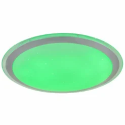 Luminaires Globo Lighting Plafonnier Globo CARRY LED Blanc, 1 lumière, Télécommandes, Changeur de couleurs