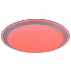 Luminaires Globo Lighting Plafonnier Globo CARRY LED Blanc, 1 lumière, Télécommandes, Changeur de couleurs