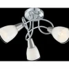 Luminaires Globo Lighting Plafonnier Globo Chrome, 3 lumières