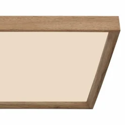 Lampes En Bois-Luminaires Globo Lighting Plafonnier Globo CINDERELLA LED Couleur bois, Blanc, 1 lumière