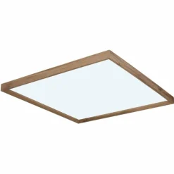 Lampes En Bois-Luminaires Globo Lighting Plafonnier Globo CINDERELLA LED Couleur bois, Blanc, 1 lumière