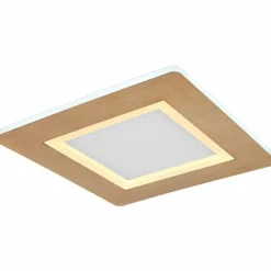 Lampes En Bois-Luminaires Globo Lighting Plafonnier Globo CLAY LED Blanc, 1 lumière