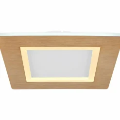 Lampes En Bois-Luminaires Globo Lighting Plafonnier Globo CLAY LED Blanc, 1 lumière