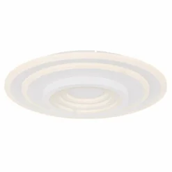 Luminaires Globo Lighting Plafonnier Globo COLADRA LED Blanc, 1 lumière, Télécommandes* Éclairage Led