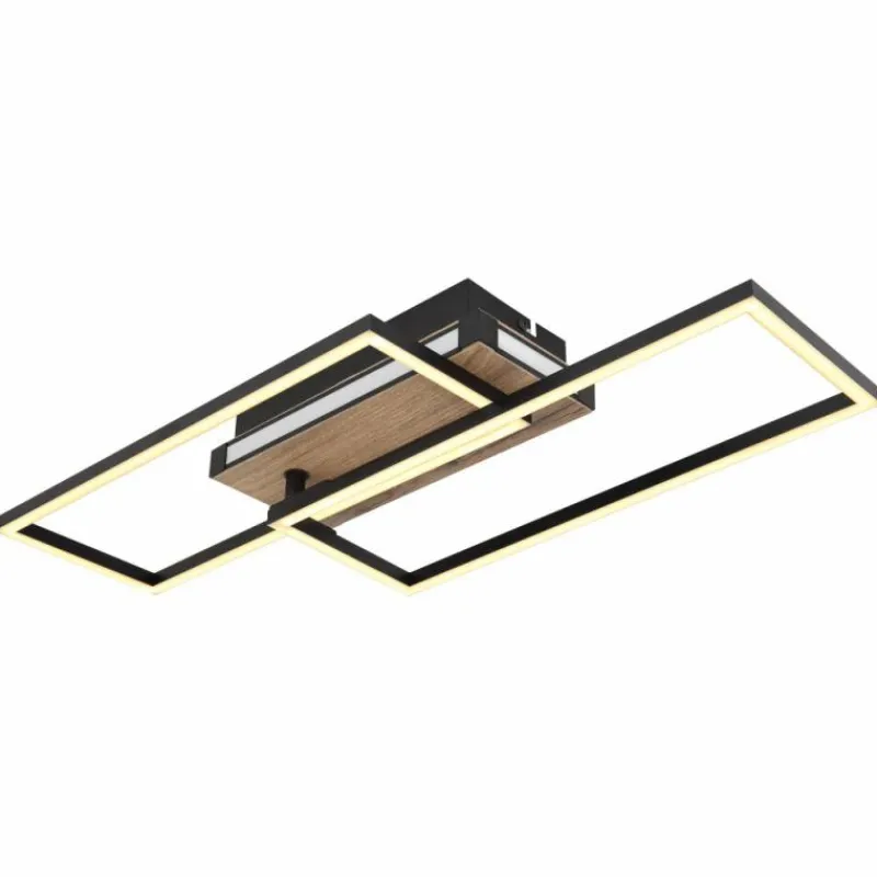 Luminaires Globo Lighting Plafonnier Globo COLLI LED Noir, 1 lumière* Éclairage Led