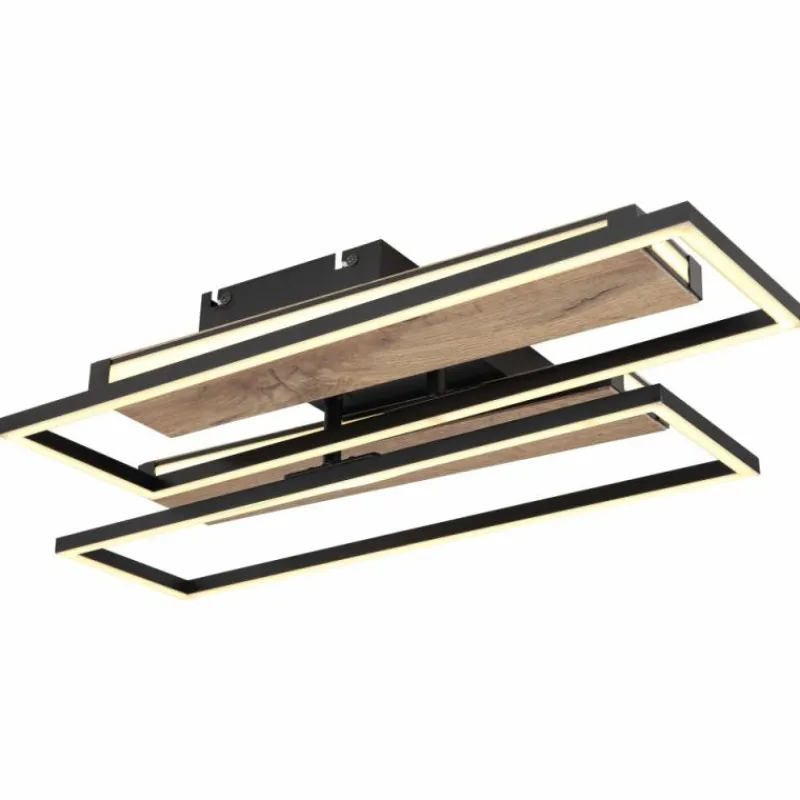 Luminaires Globo Lighting Plafonnier Globo COLLI LED Noir, 1 lumière* Éclairage Led