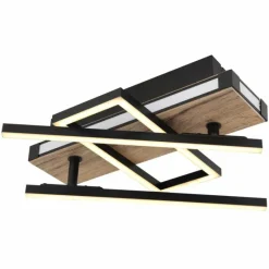 Luminaires Globo Lighting Plafonnier Globo COLLI LED Noir, 1 lumière* Éclairage Led