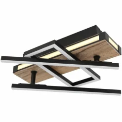 Luminaires Globo Lighting Plafonnier Globo COLLI LED Noir, 1 lumière* Éclairage Led