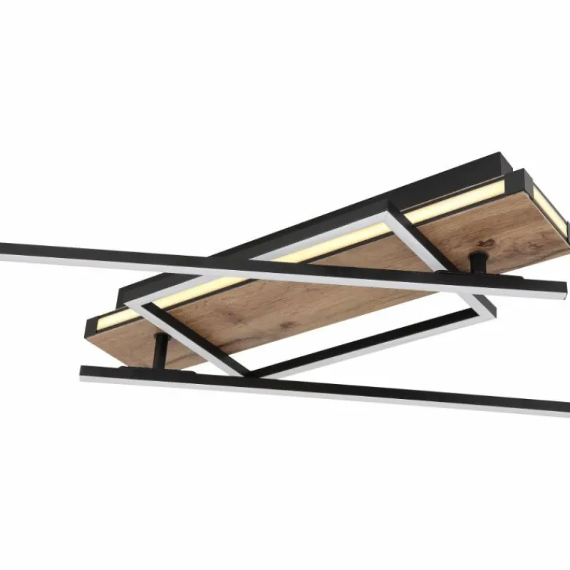 Luminaires Globo Lighting Plafonnier Globo COLLI LED Noir, 1 lumière* Éclairage Led