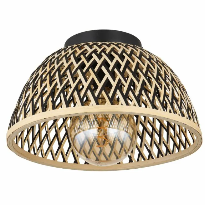 Luminaires Globo Lighting Plafonnier Globo COLLY Noir, 1 lumière* Plafonniers