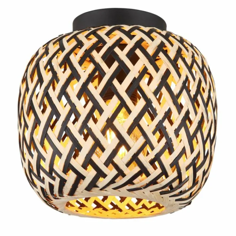 Luminaires Globo Lighting Plafonnier Globo COLLY Noir, 1 lumière* Plafonniers