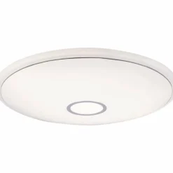 Luminaires Globo Lighting Plafonnier Globo CONNOR LED Blanc, 1 lumière, Télécommandes, Changeur de couleurs