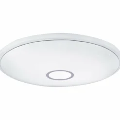 Luminaires Globo Lighting Plafonnier Globo CONNOR LED Blanc, 1 lumière, Télécommandes, Changeur de couleurs