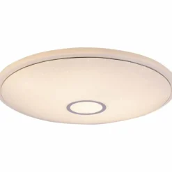 Luminaires Globo Lighting Plafonnier Globo CONNOR LED Blanc, 1 lumière, Télécommandes, Changeur de couleurs