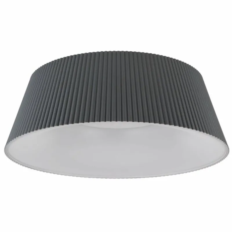 Luminaires Globo Lighting Plafonnier Globo CROTONE Anthracite, 1 lumière, Télécommandes