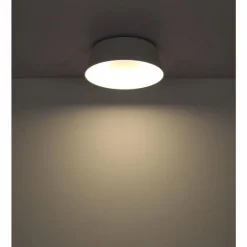 Luminaires Globo Lighting Plafonnier Globo CROTONE LED Blanc, 1 lumière, Télécommandes