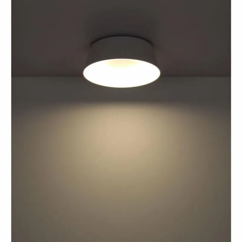 Luminaires Globo Lighting Plafonnier Globo CROTONE LED Blanc, 1 lumière, Télécommandes