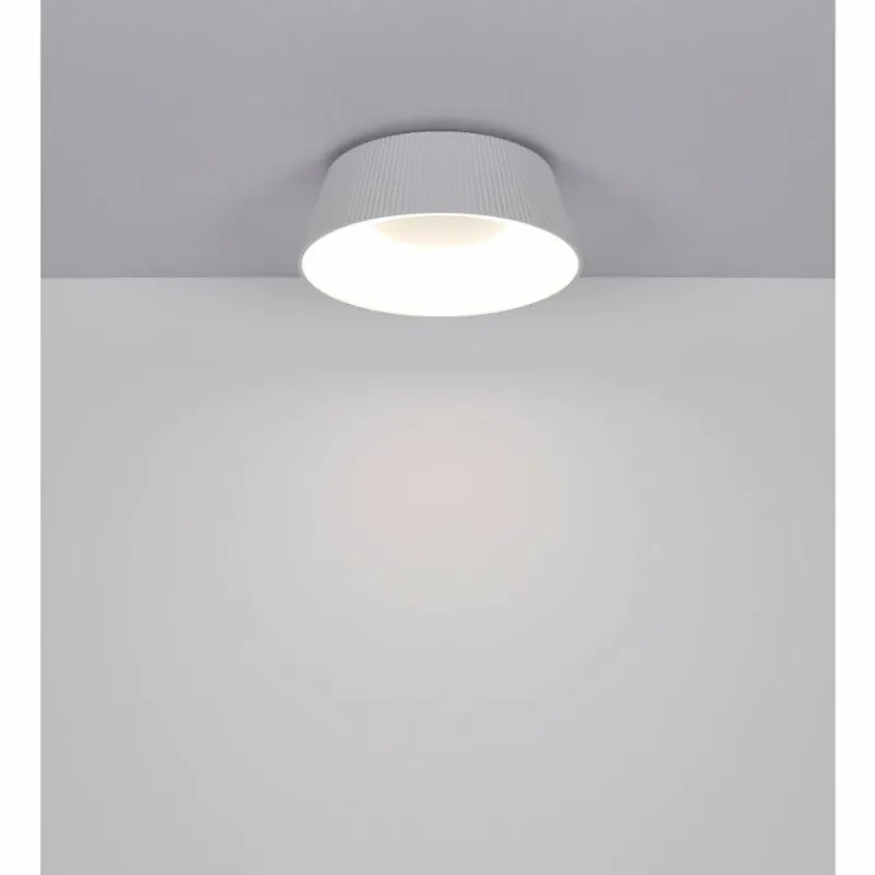 Luminaires Globo Lighting Plafonnier Globo CROTONE LED Blanc, 1 lumière, Télécommandes