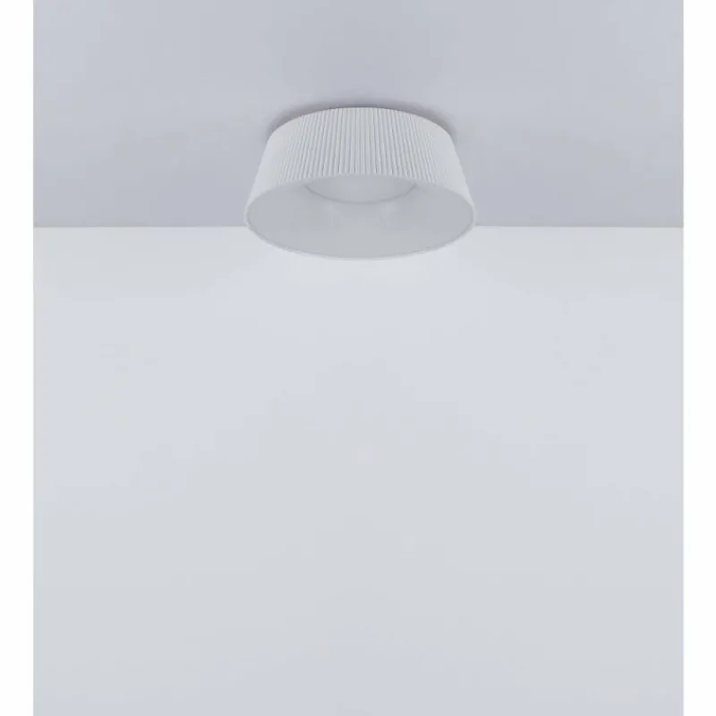 Luminaires Globo Lighting Plafonnier Globo CROTONE LED Blanc, 1 lumière, Télécommandes