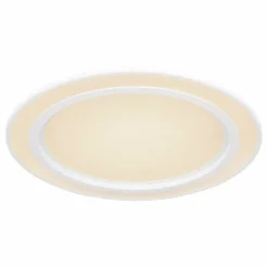 Luminaires Globo Lighting Plafonnier Globo DAHLA LED Blanc, 1 lumière, Changeur de couleurs