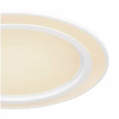 Luminaires Globo Lighting Plafonnier Globo DAHLA LED Blanc, 1 lumière, Changeur de couleurs